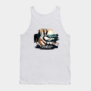 Pronghorn - WILD NATURE - PRONGHORN -4 Tank Top